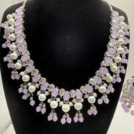 Soft Lavender Pearl Jewelry Set