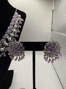 Soft Lavender Pearl Jewelry Set