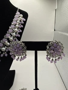 Soft Lavender Pearl Jewelry Set