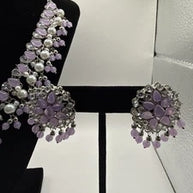Soft Lavender Pearl Jewelry Set